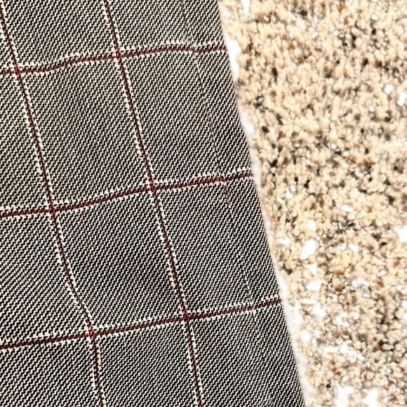 Frame Denim Le Crop Mini Boot Cut Pants Window Pane Plaid, size 27 - Picture 10 of 11